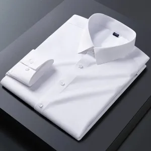 Men's Casual Buttoned Long Sleeve Shirt with Collar  | Ideal for All Seasons