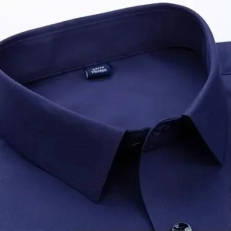 Men's Casual Buttoned Long Sleeve Shirt with Collar  | Ideal for All Seasons