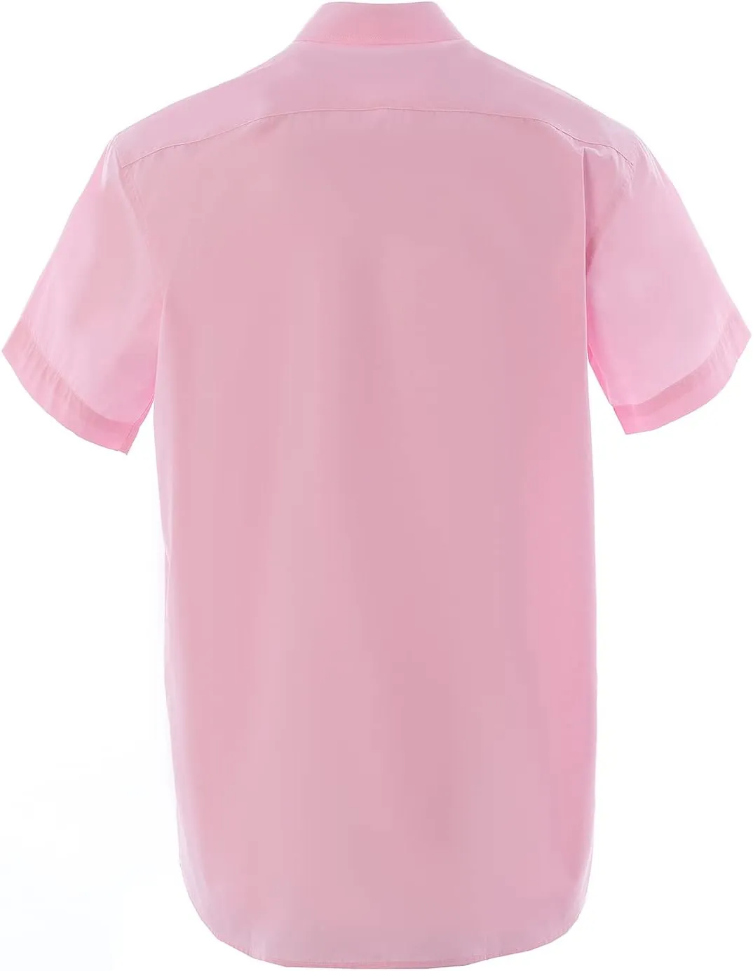 Men's Short Sleeve Button Down Wrinkle Free Dress Shirt Regular Fit Solid Business Casual Shirts