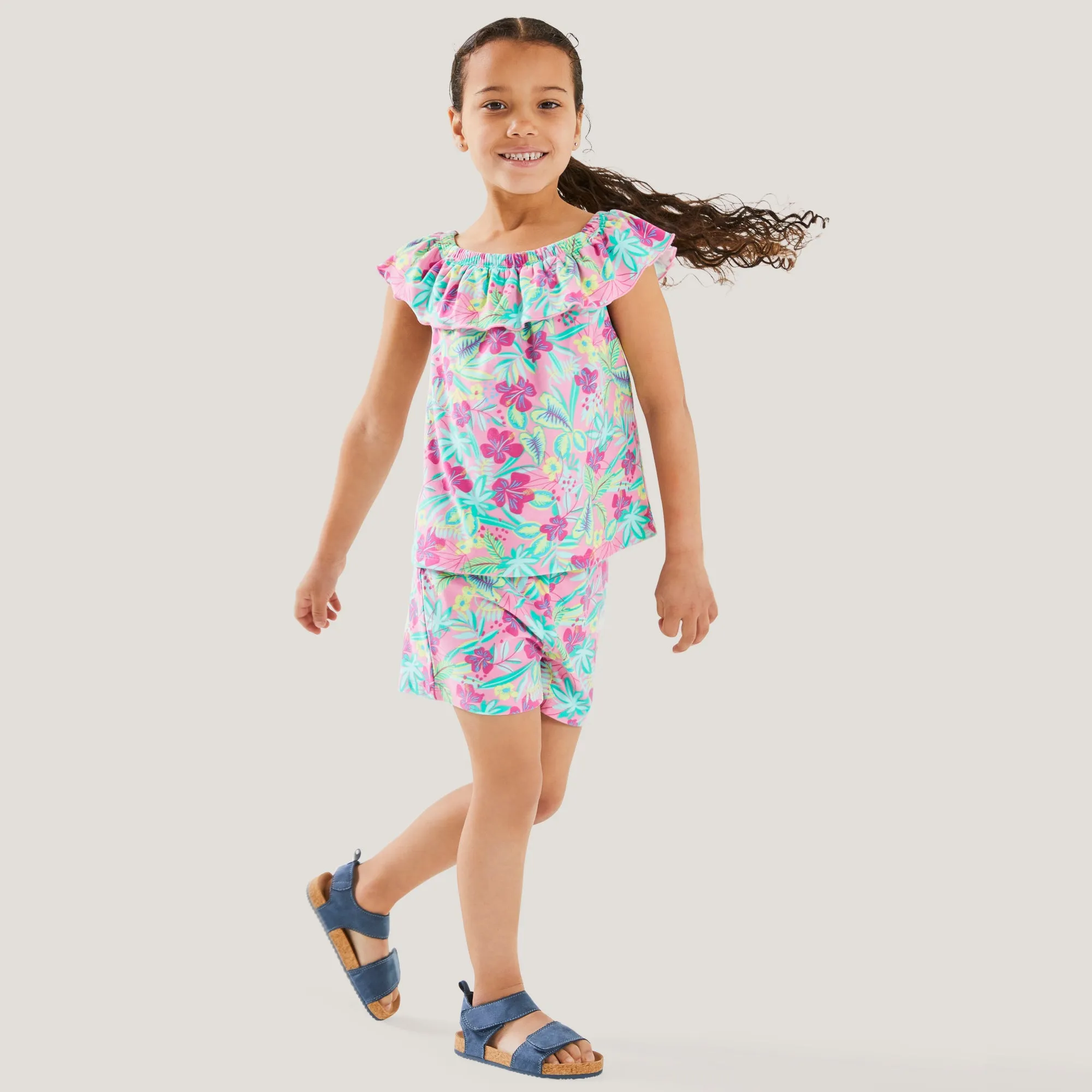 MONKEY BARS Toddler Girl's Sleeveless Top Set, 2-Piece