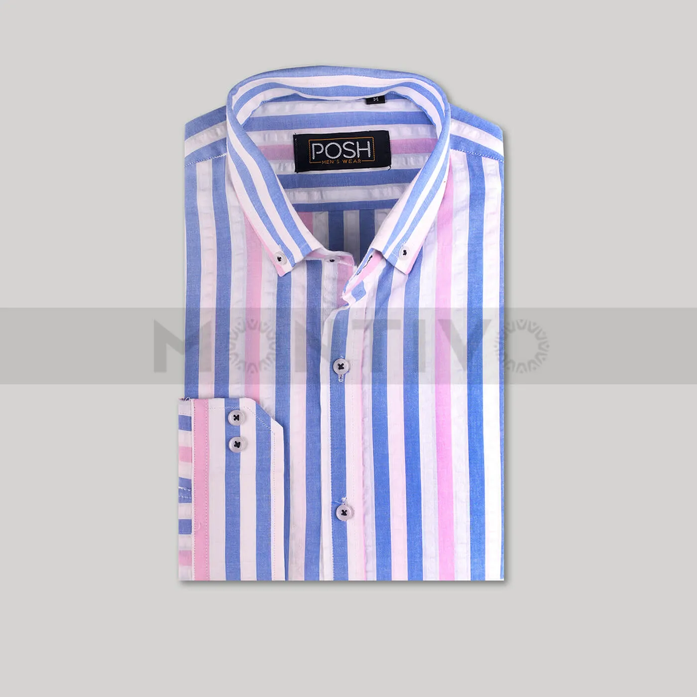Multi-Lines Stripe Shirt