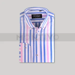 Multi-Lines Stripe Shirt