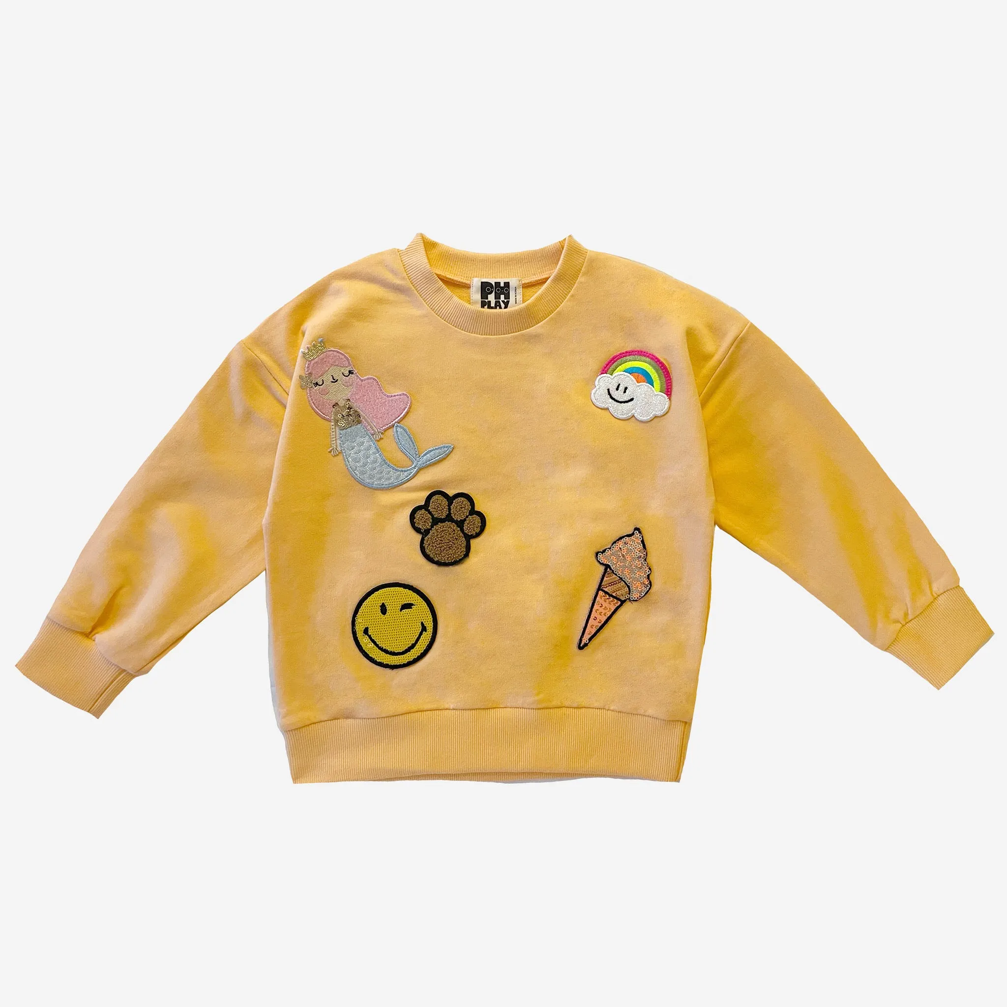 Multi Patched Sweatshirt