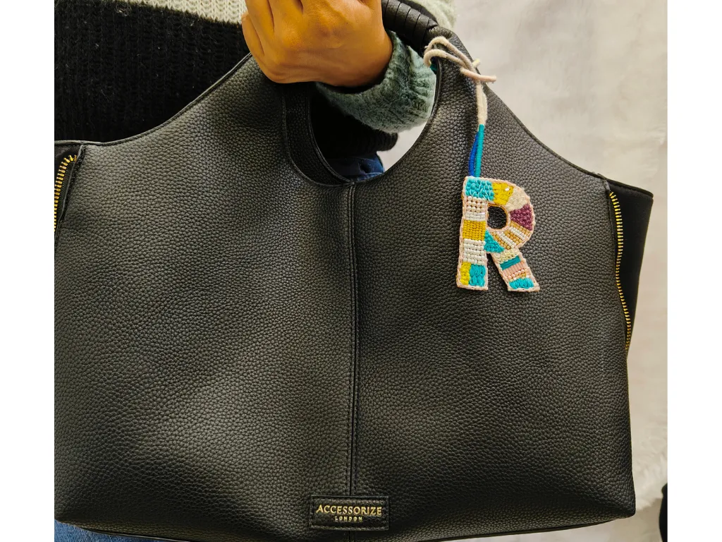 Multicolor Alphabet 'R' Bag Patches