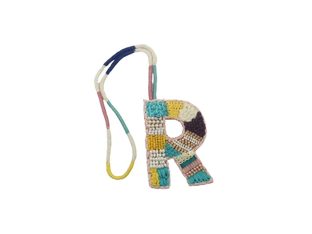 Multicolor Alphabet 'R' Bag Patches