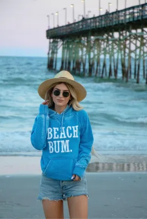 OCEAN & 7TH- Beach Bum Vintage hoodie-6 Colors- Reg Sizes S Thru XL