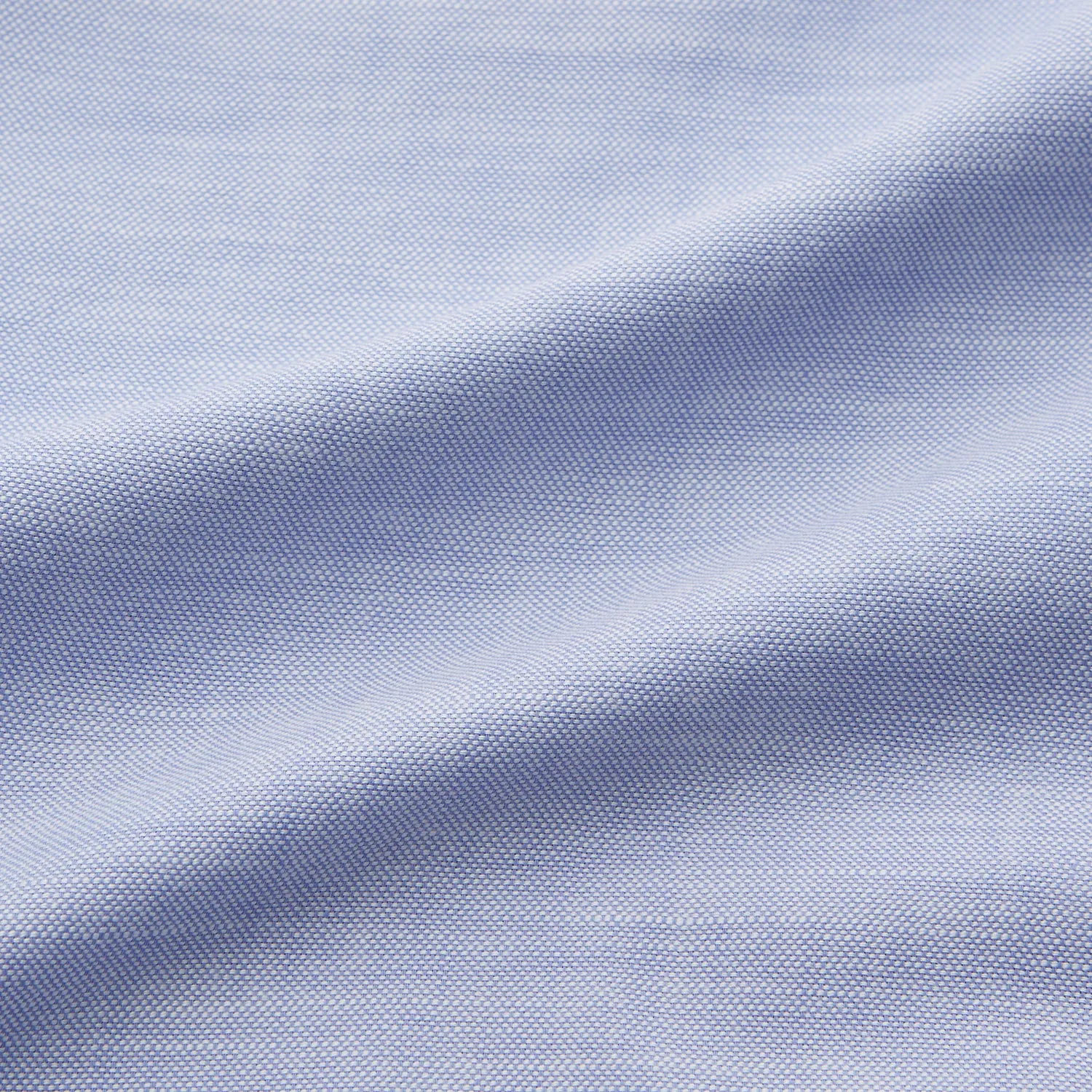 Pale Blue Weekend Fit Hayne Shirt With Dorset Collar And 1-Button Cuffs