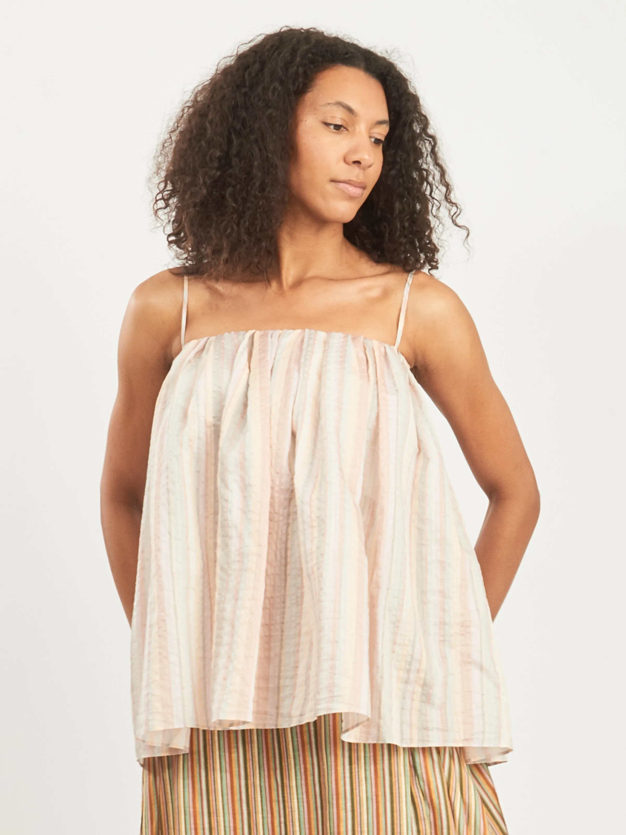 Pink/Green Fanny Top