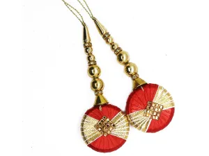 Red Golden Designer Latkans