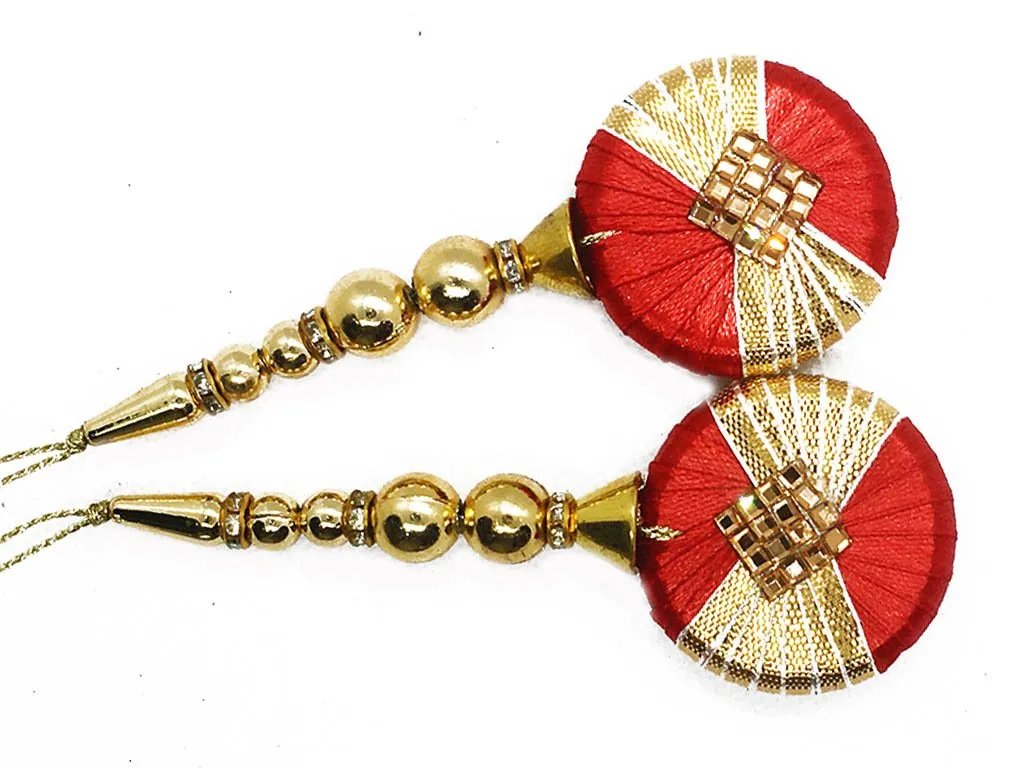 Red Golden Designer Latkans