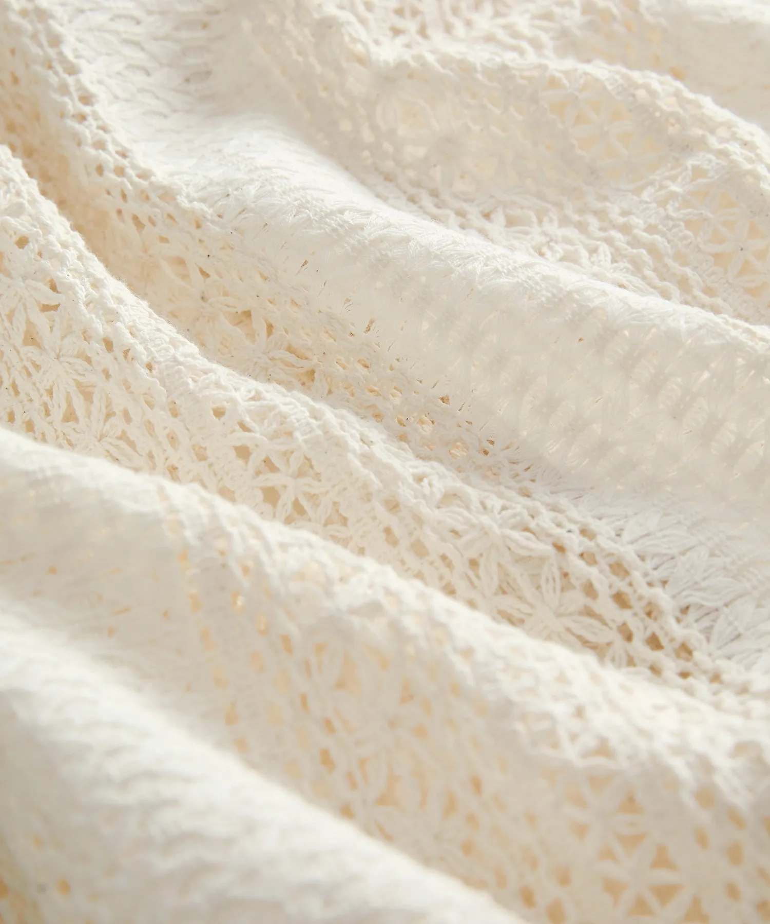 Relaxed Open-Knit Cabana Polo