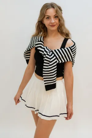 Romina Collared Sweater - Black