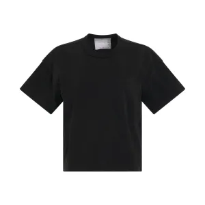 S Cotton Jersey T-Shirt with Pocket in Black