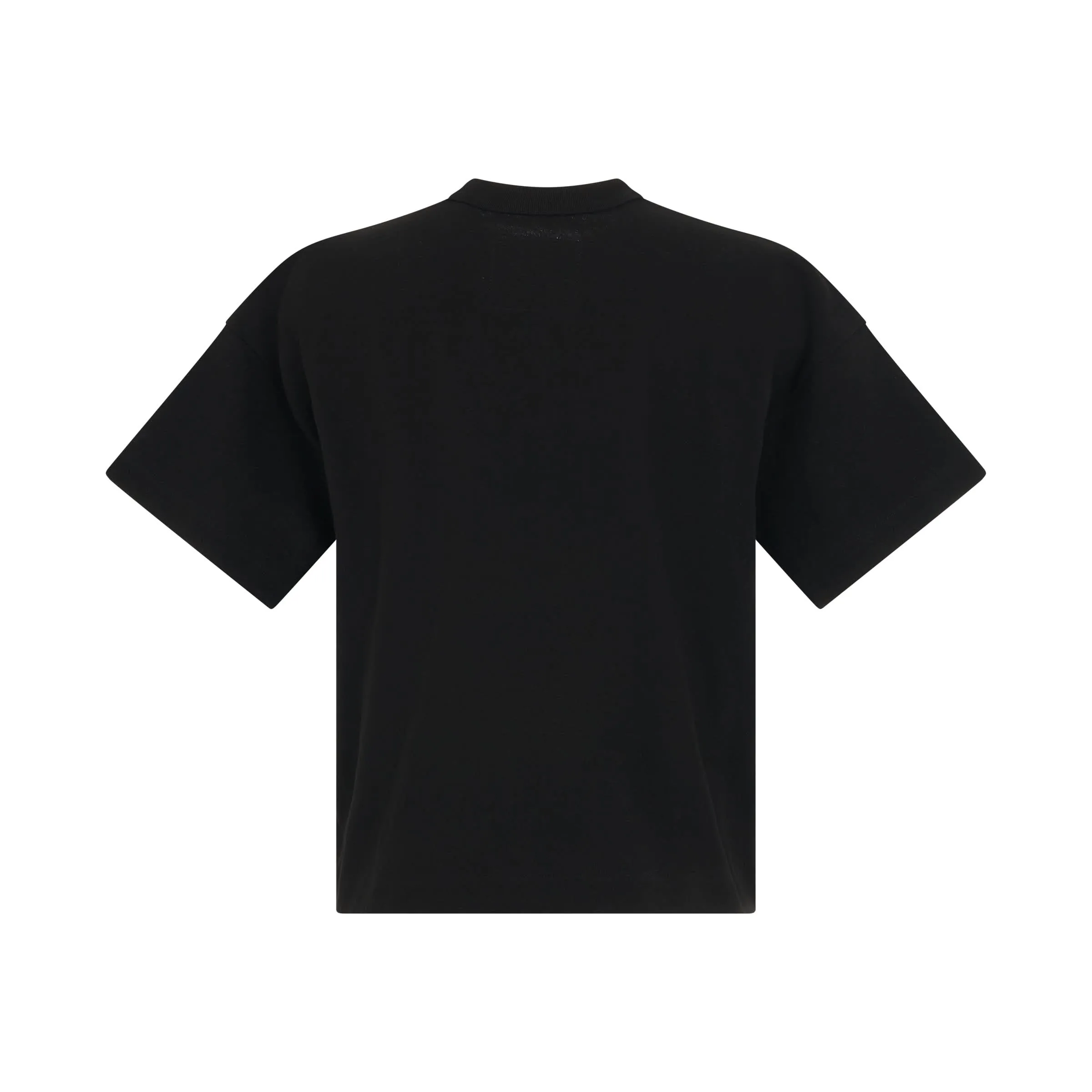 S Cotton Jersey T-Shirt with Pocket in Black