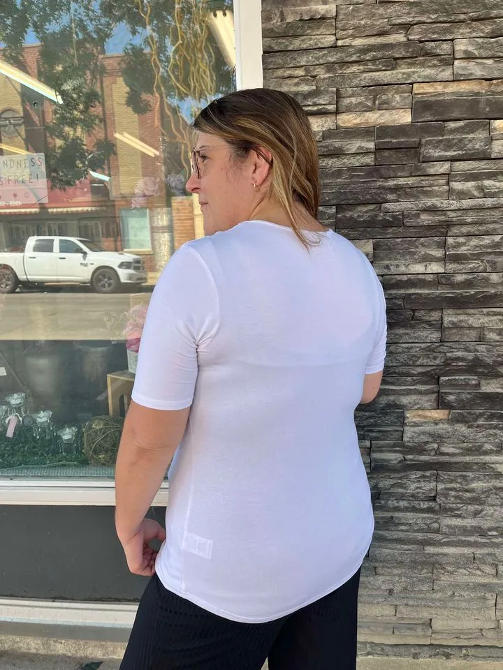 SHORT SLEEVE BAMBOO TOP