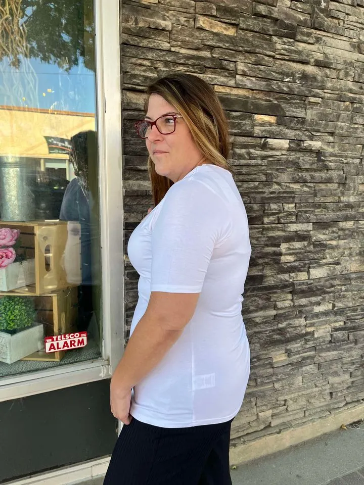 SHORT SLEEVE BAMBOO TOP
