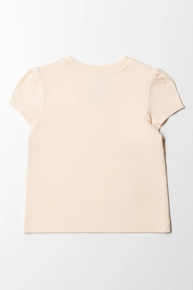 Short Sleeve T-Shirt Peach