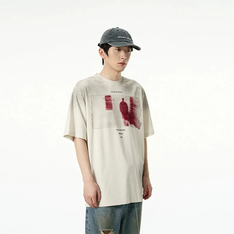 Silhouette Graphic Short-sleeved T-shirt