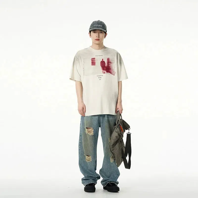 Silhouette Graphic Short-sleeved T-shirt