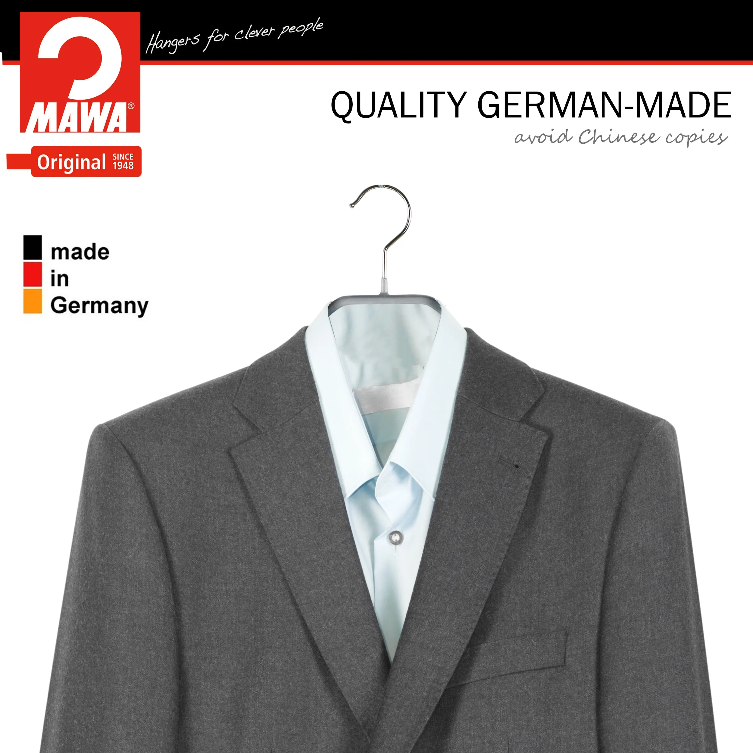Silhouette Shirt with Grip Coated Clips, 40FK, Silver