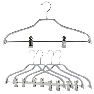 Silhouette Shirt with Grip Coated Clips, 40FK, Silver