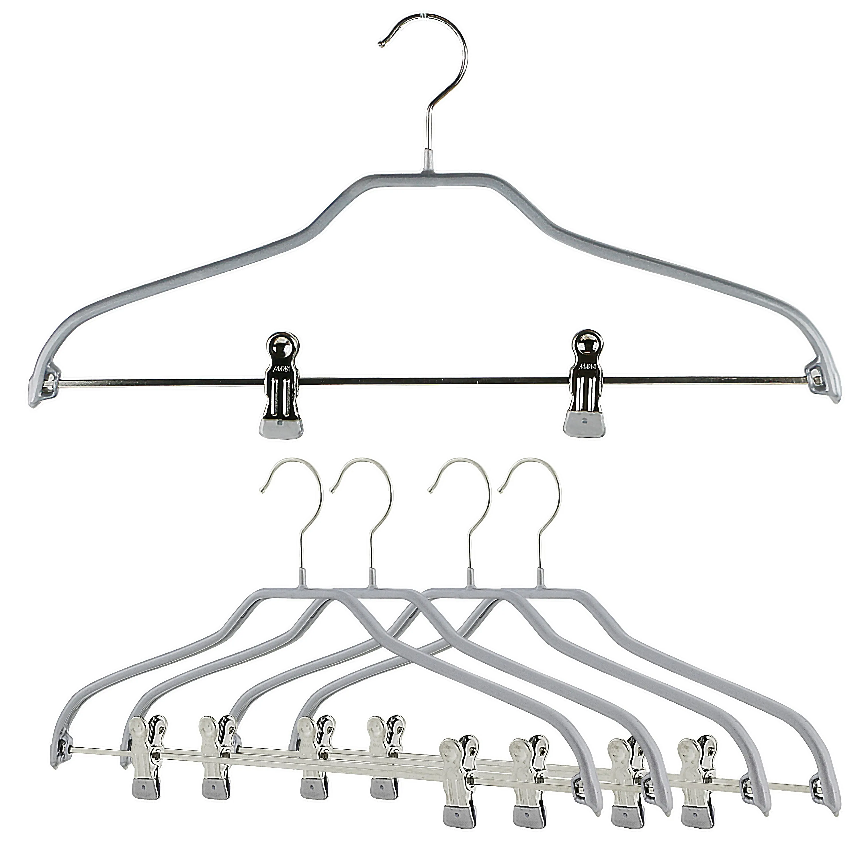 Silhouette Shirt with Grip Coated Clips, 40FK, Silver