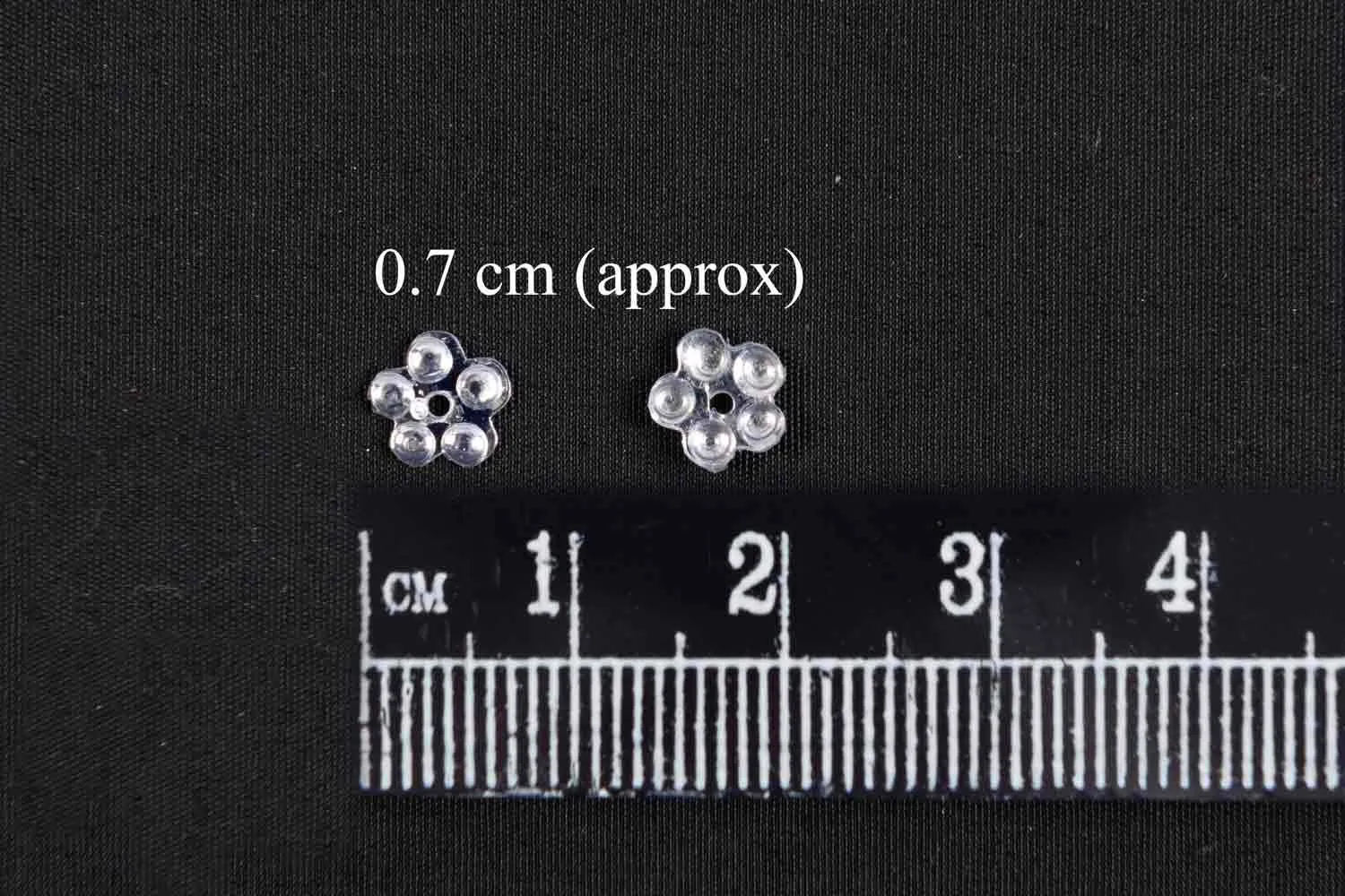 Silver Flower Plastic Sequins/Sitara(Wholesale)