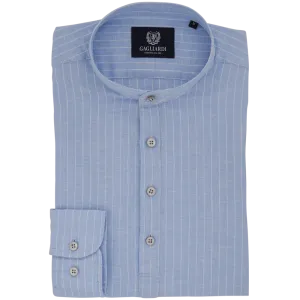 Sky with White Stripe Weekend Tunic