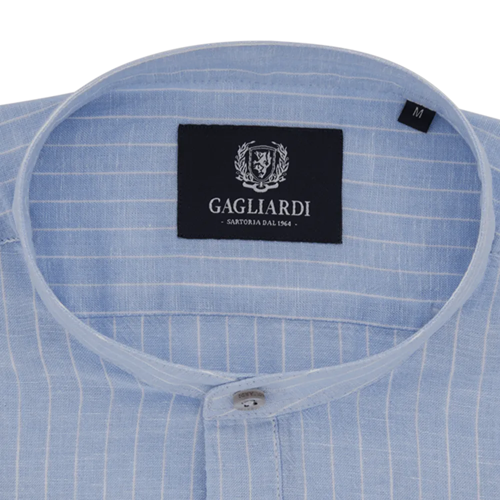 Sky with White Stripe Weekend Tunic