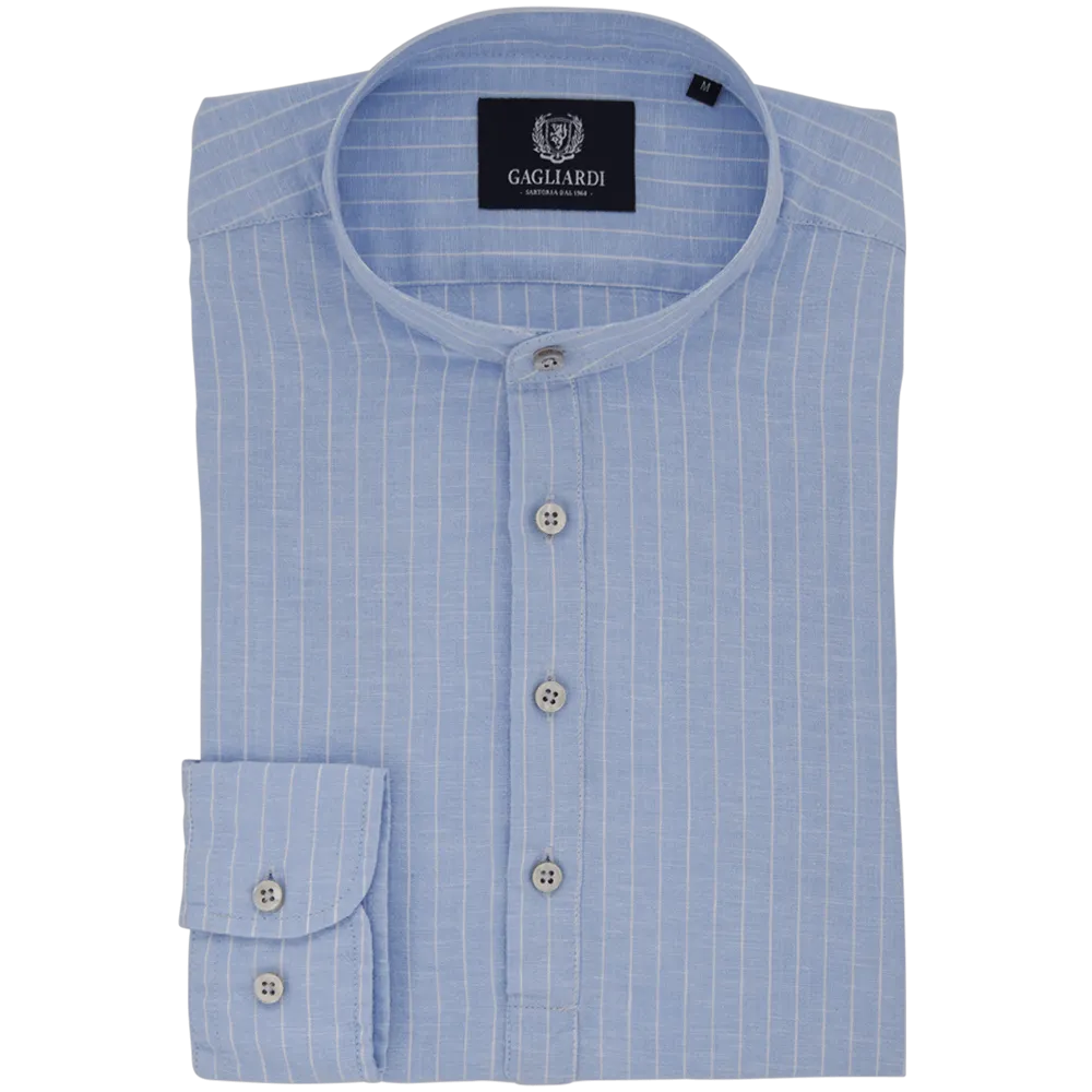 Sky with White Stripe Weekend Tunic