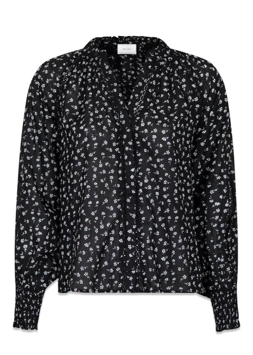Stimma Twinkle Flower Blouse - Black