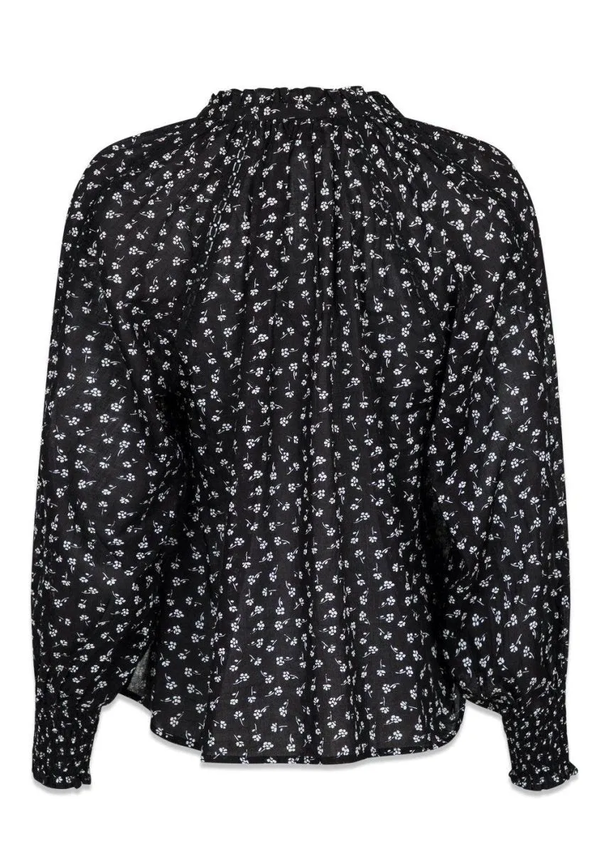 Stimma Twinkle Flower Blouse - Black