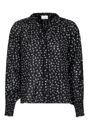 Stimma Twinkle Flower Blouse - Black