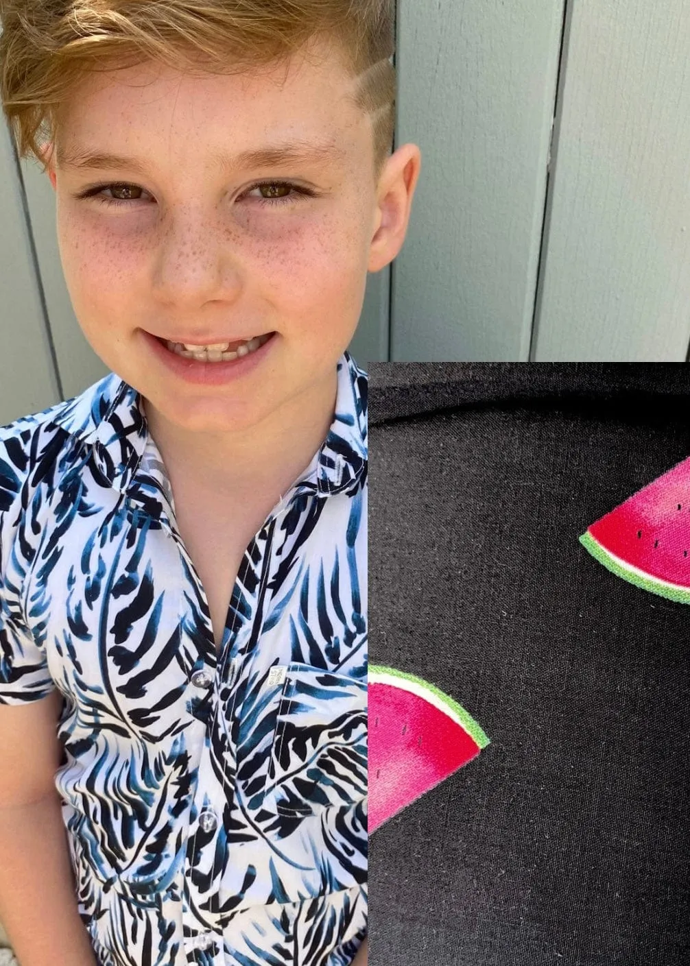 The Boy's Casual Shirt - Watermelon Night