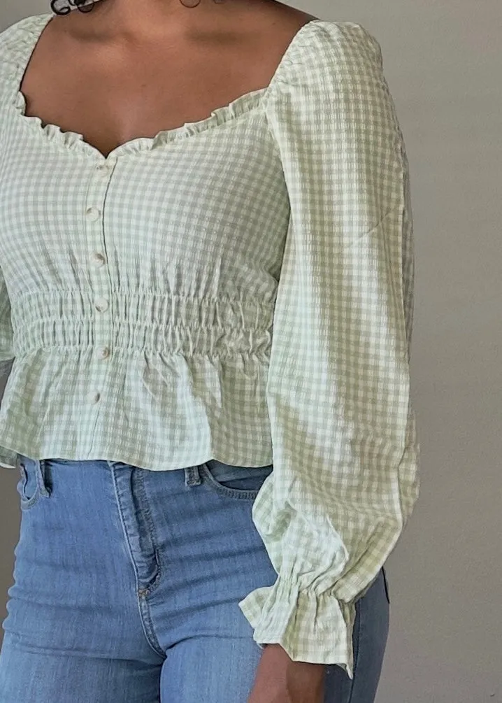 The Macy Peplum Top