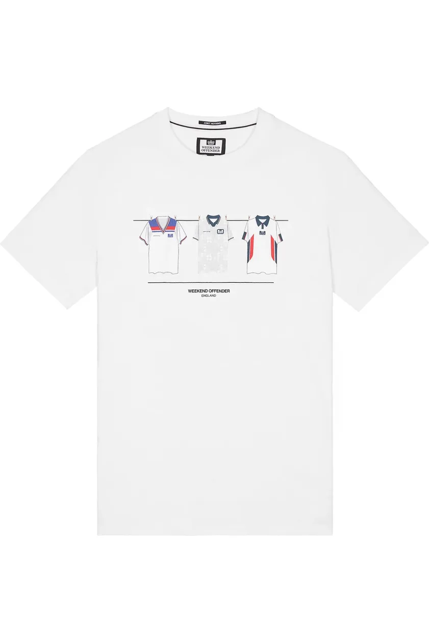 Weekend Offender - England Home White - T-Shirt