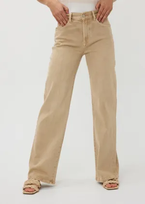 Wide Leg Washed Jeans