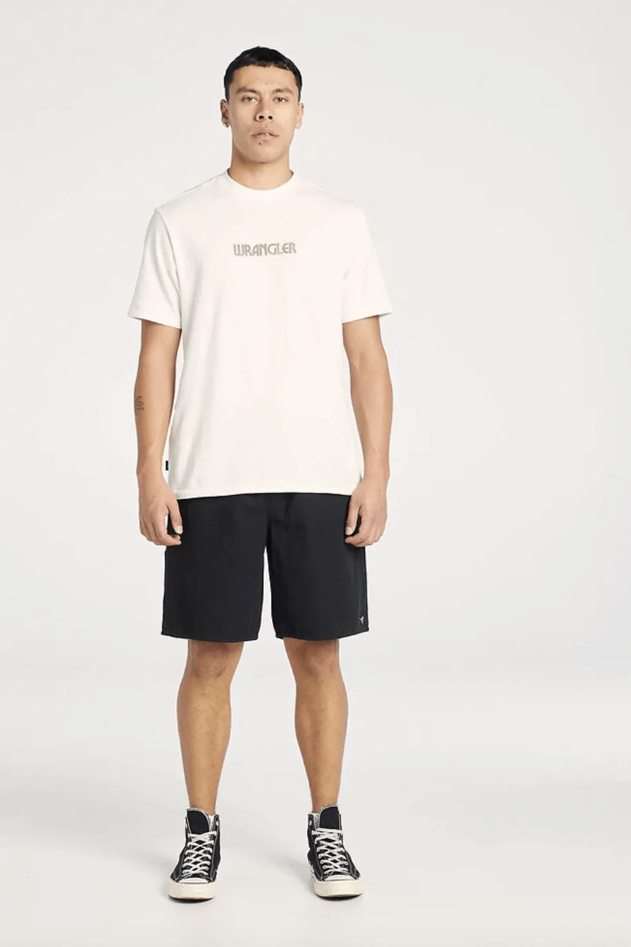 WRANGLER OLLIE RELAXED SHORT - BLACK OLIVE