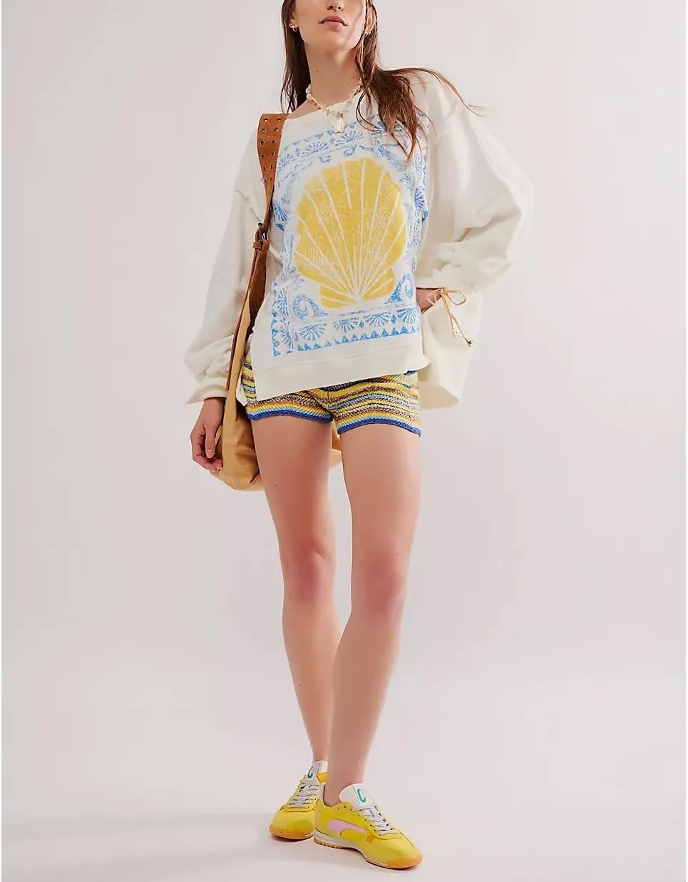Y2k Oversized Sweatshirt for Women Crewneck Graphic Sweatshirts Long Sleeve Drop Shoulder Preppy Shirts Pullover Tops