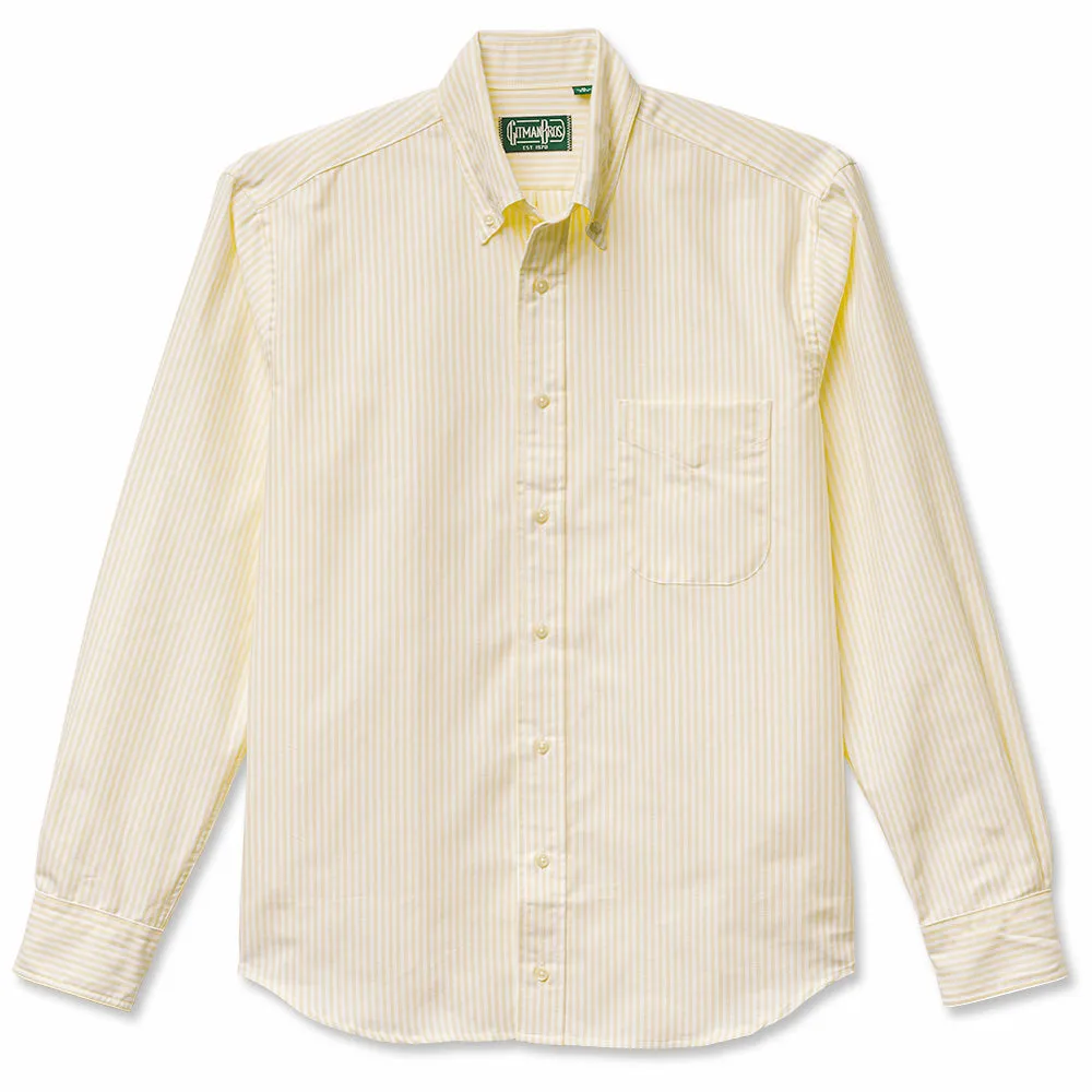 Yellow Stripe Spring Oxford Weekend Shirt