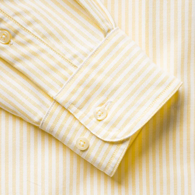 Yellow Stripe Spring Oxford Weekend Shirt